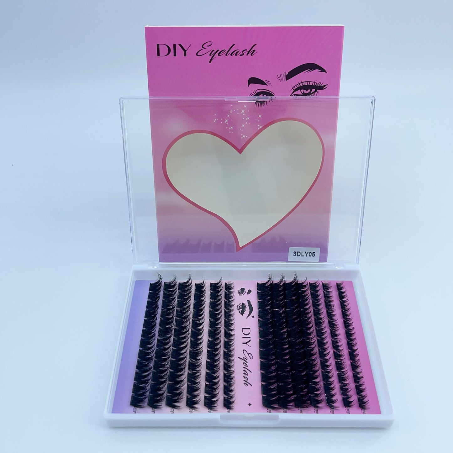 3DLY05 DIY Cluster Lashes (8mm-16mm mixed) D curl