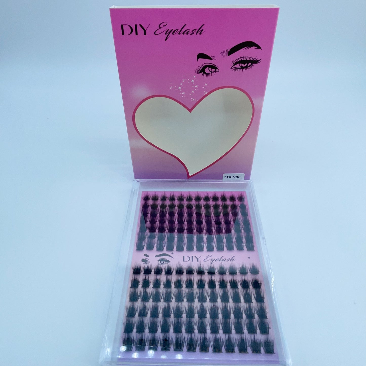 3DLY06 DIY Cluster Lashes (8mm-16mm mixed) D curl