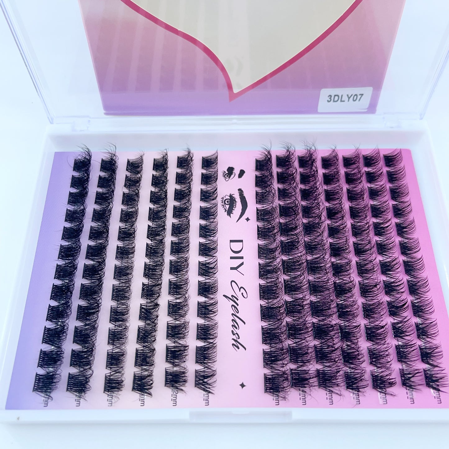 3DLY07 DIY Cluster Lashes (8mm-16mm mixed) D curl