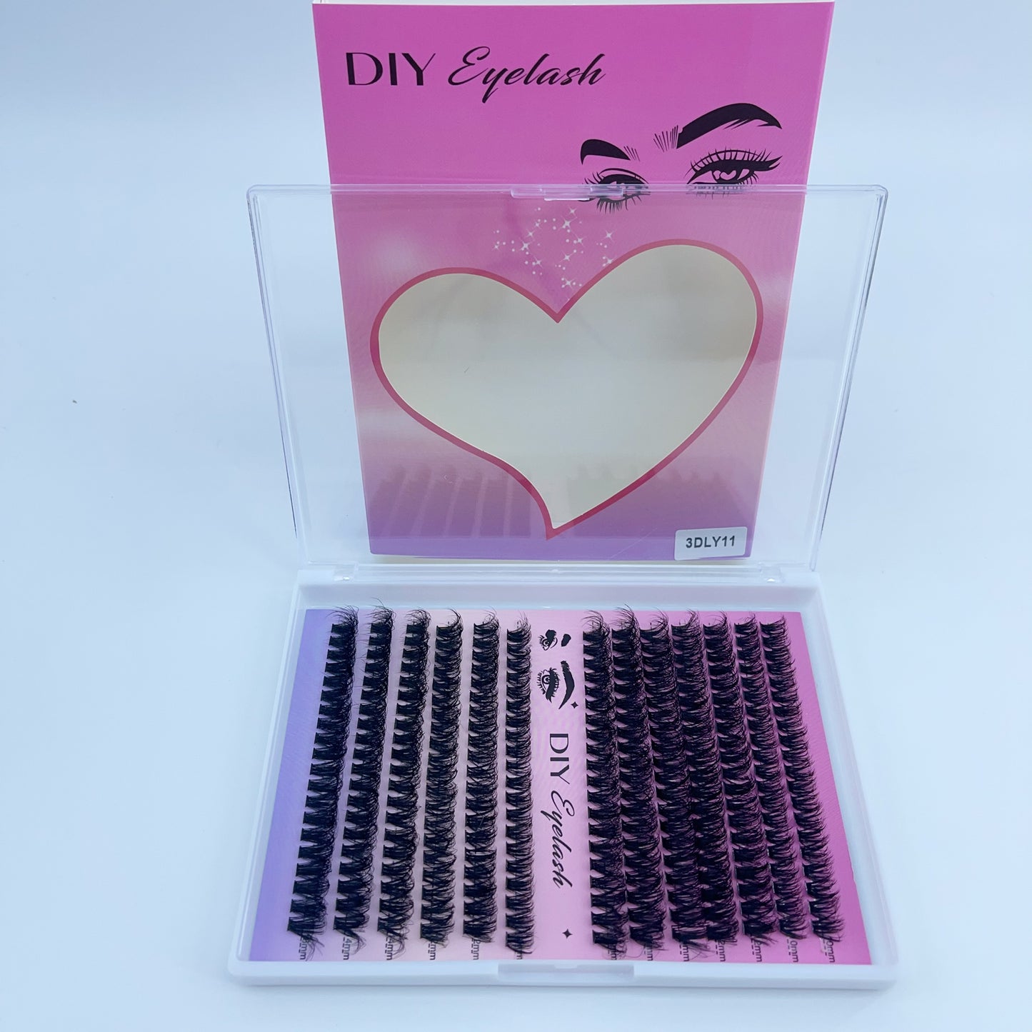 3DLY11 DIY Cluster Lashes (8mm-16mm mixed) D curl