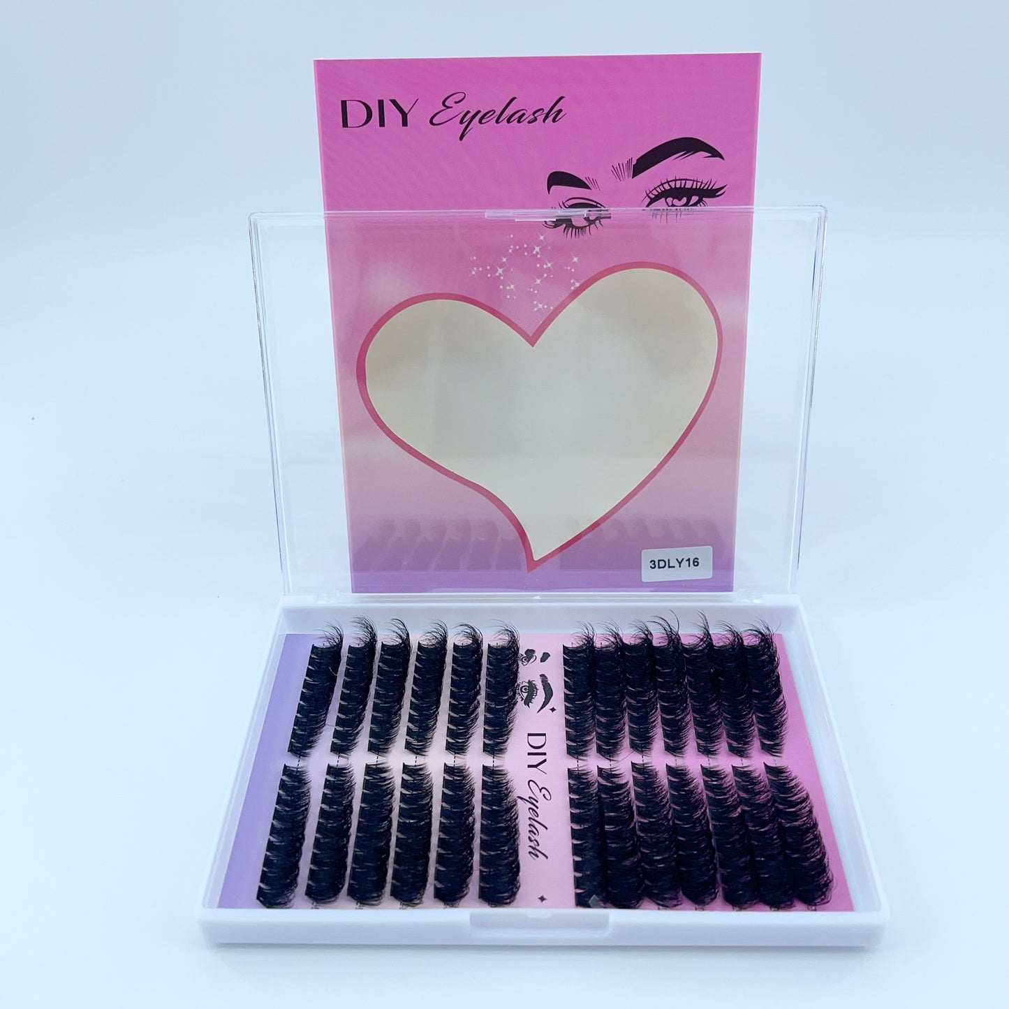 3DLY14 DIY Cluster Lashes (8mm-16mm mixed) D curl