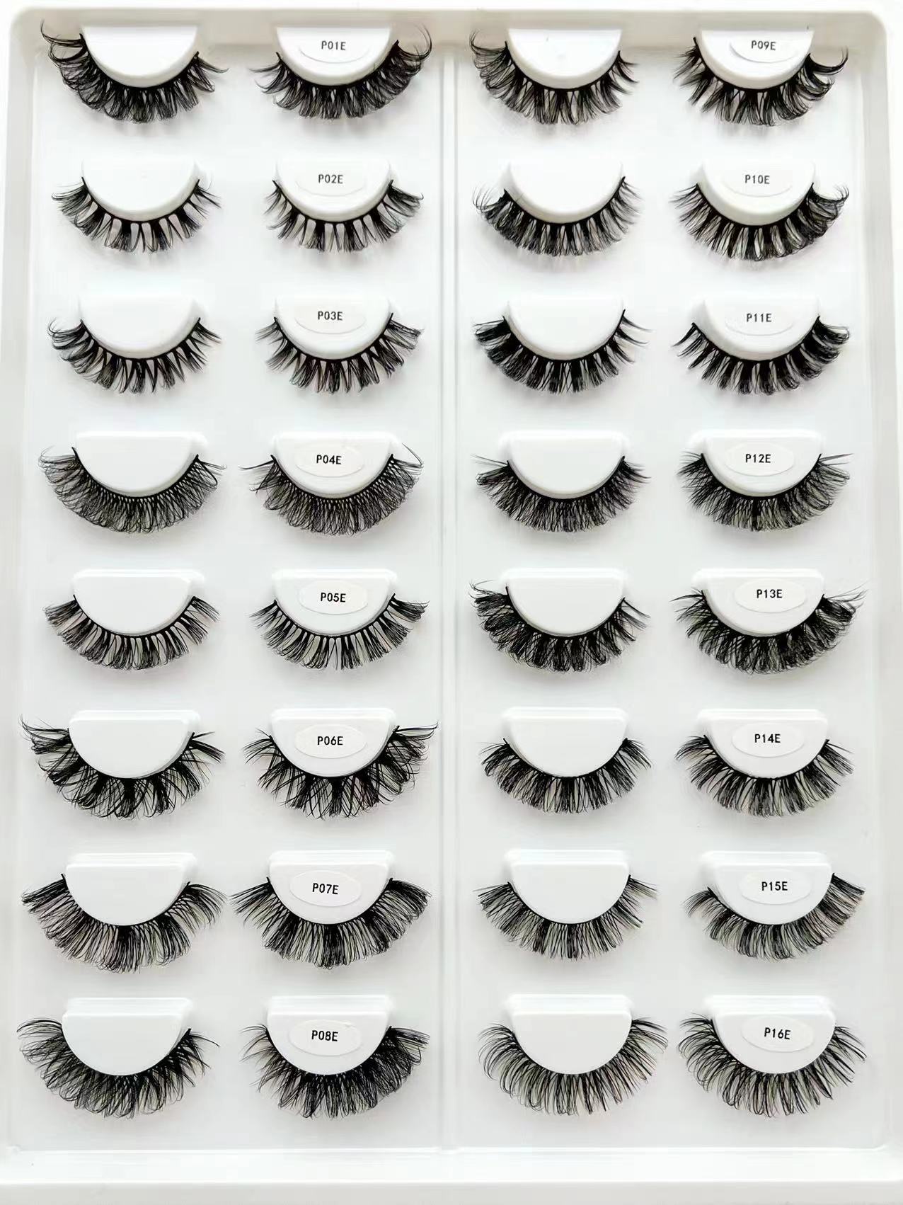 Ciglia finte soffici in visone da 15 mm