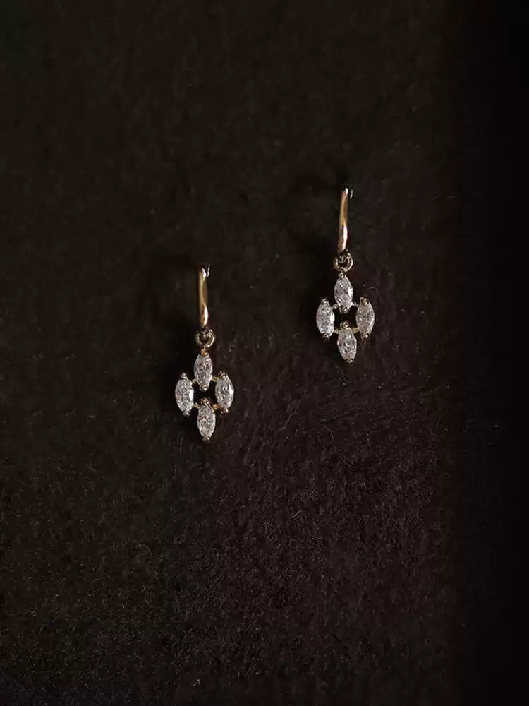 S925 pure silver ear hook