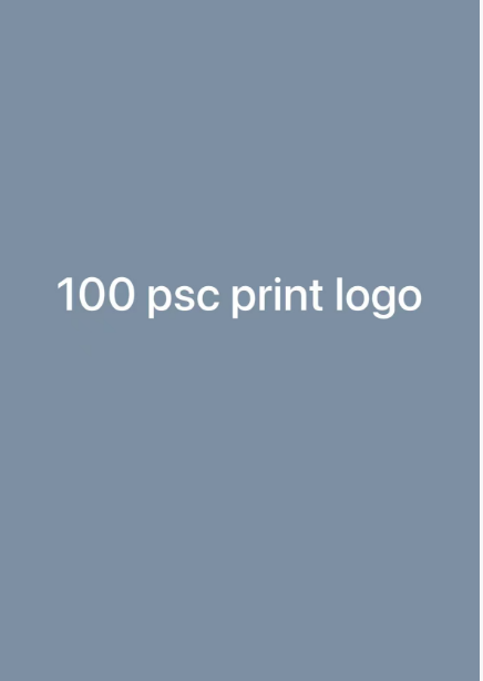 100 psc print logo