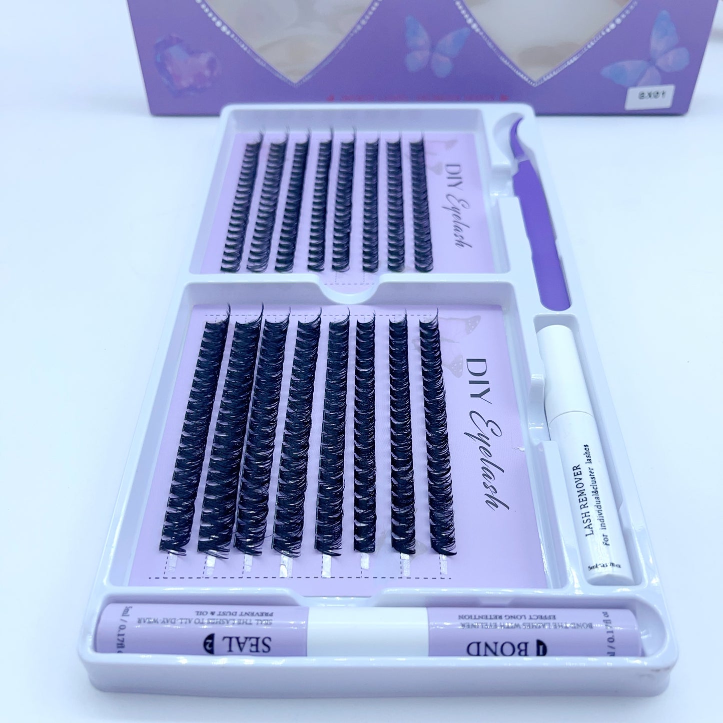 SX01 DIY Cluster Lashes (8mm-16mm mixed) D curl