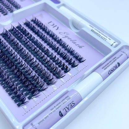 SX01 DIY Cluster Lashes (8mm-16mm mixed) D curl