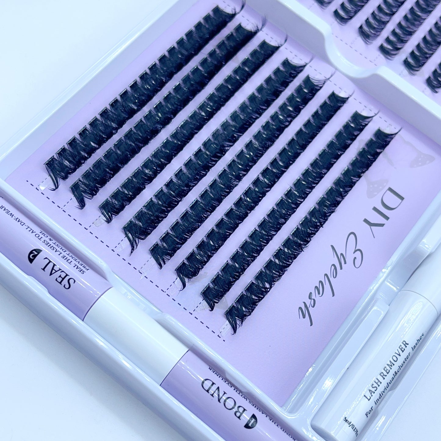 SX02 DIY Cluster Lashes (8mm-16mm mixed) D curl