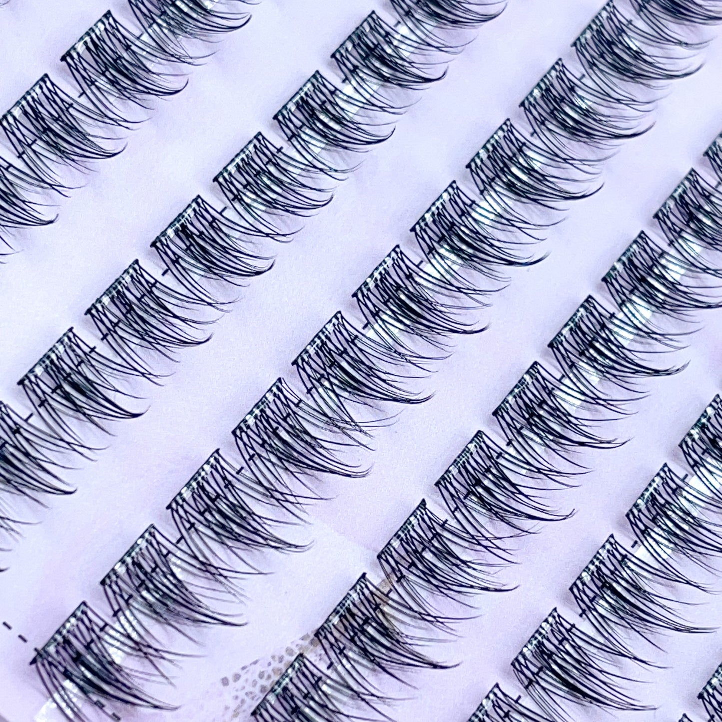 FS02 Self-adhesive Cluster Lashes (8mm-16mm mixed) D curl