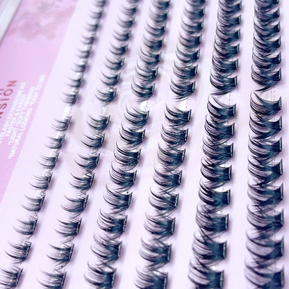 MG02 Self-adhesive Cluster Lashes (8mm-16mm mixed) D curl