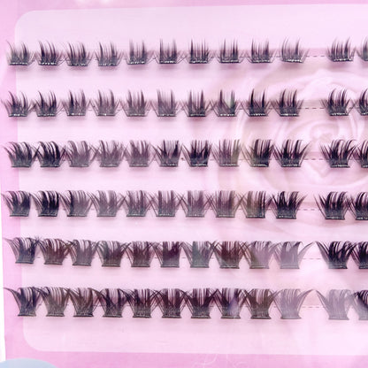 MG02 Self-adhesive Cluster Lashes (8mm-16mm mixed) D curl