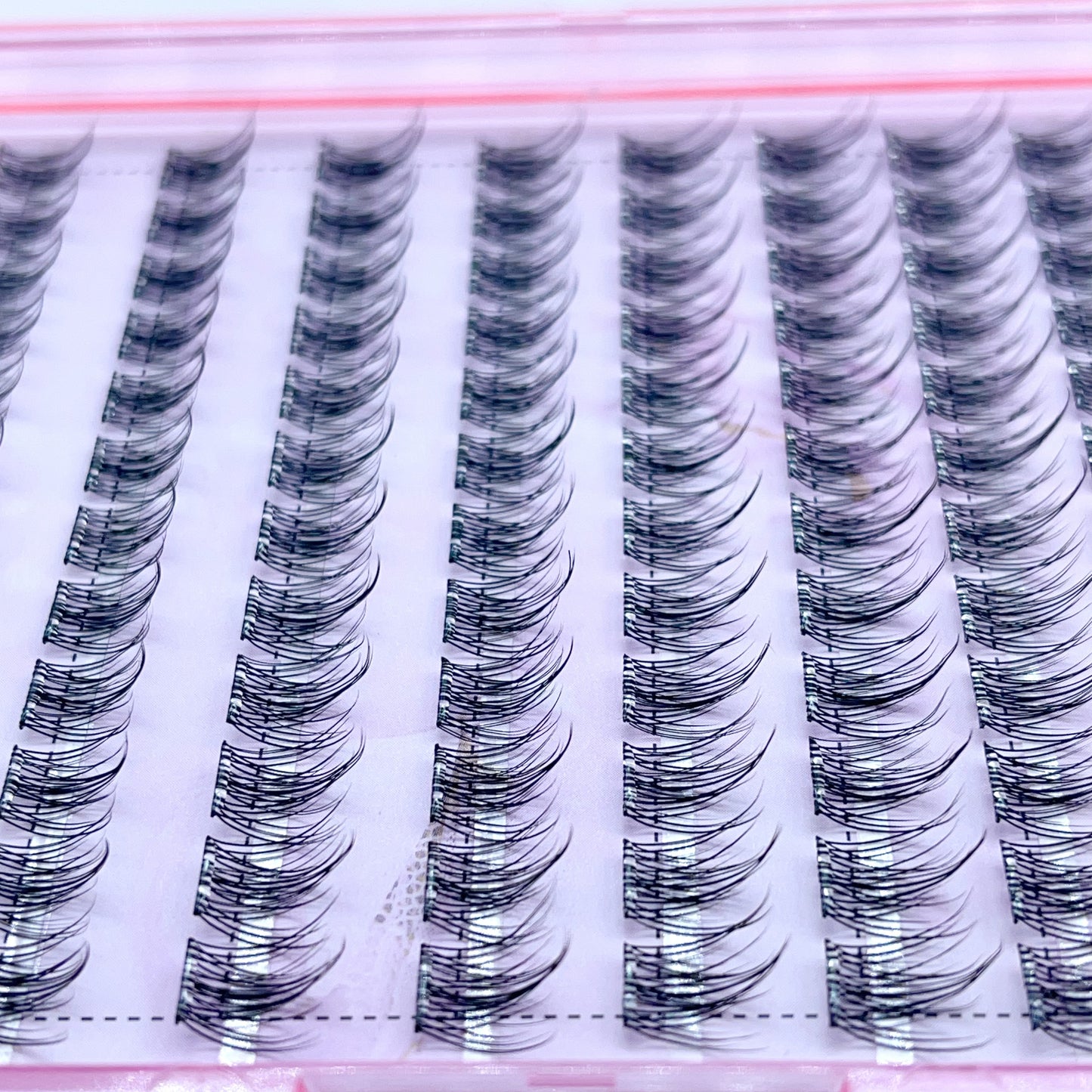 FS02 Self-adhesive Cluster Lashes (8mm-16mm mixed) D curl