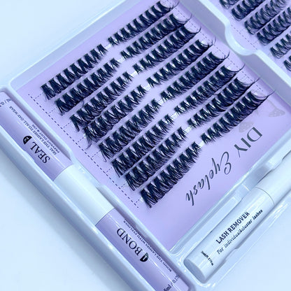 SX03 DIY Cluster Lashes (8mm-16mm mixed) D curl
