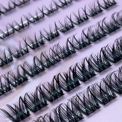 MG03 Self-adhesive Cluster Lashes (8mm-16mm mixed) D curl
