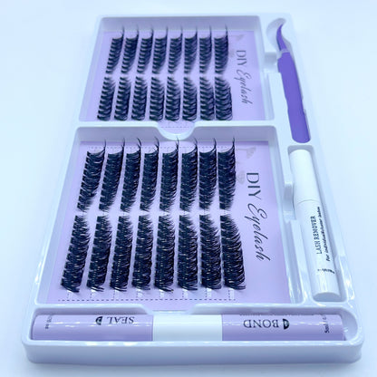 SX04 DIY Cluster Lashes (8mm-16mm mixed) D curl