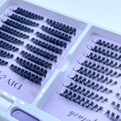SX04 DIY Cluster Lashes (8mm-16mm mixed) D curl