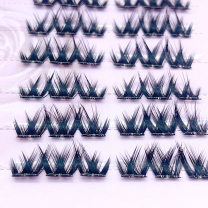 MG04 Self-adhesive Cluster Lashes (8mm-16mm mixed) D curl