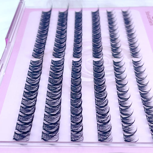 MG05 Self-adhesive Cluster Lashes (8mm-16mm mixed) D curl