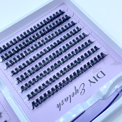 SX05 DIY Cluster Lashes (8mm-16mm mixed) D curl