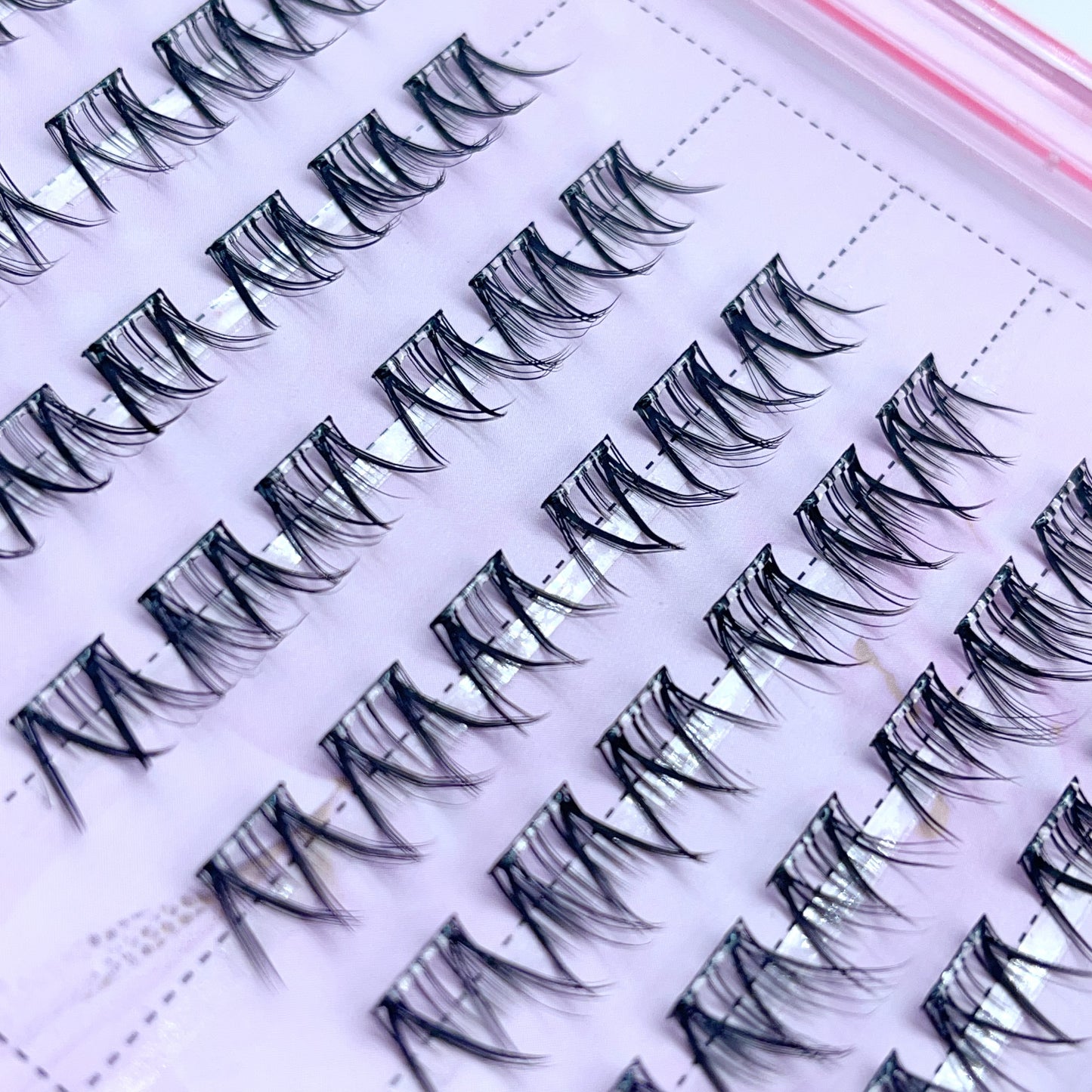 FS05 Self-adhesive Cluster Lashes (8mm-16mm mixed) D curl