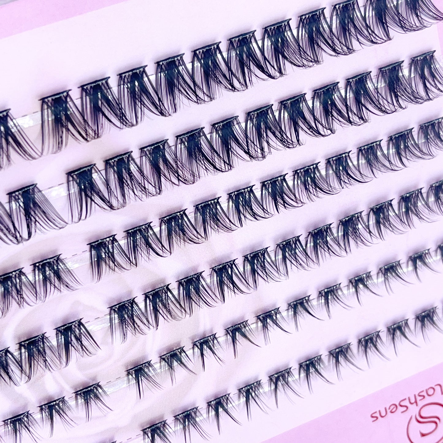MG06 Self-adhesive Cluster Lashes (8mm-16mm mixed) D curl