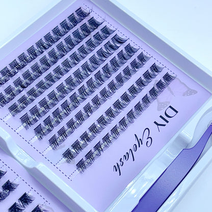 SX07 DIY Cluster Lashes (8mm-16mm mixed) D curl