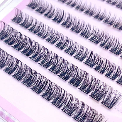 MG07 Self-adhesive Cluster Lashes (8mm-16mm mixed) D curl