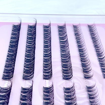 MG07 Self-adhesive Cluster Lashes (8mm-16mm mixed) D curl