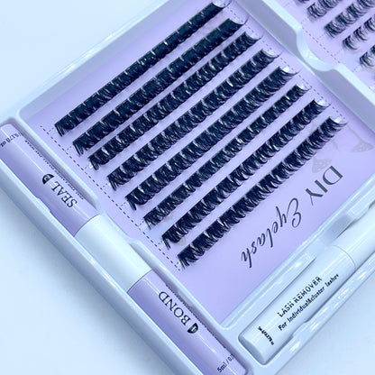 SX08 DIY Cluster Lashes (8mm-16mm mixed) D curl