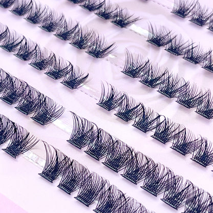 MG09 Self-adhesive Cluster Lashes (8mm-16mm mixed) D curl