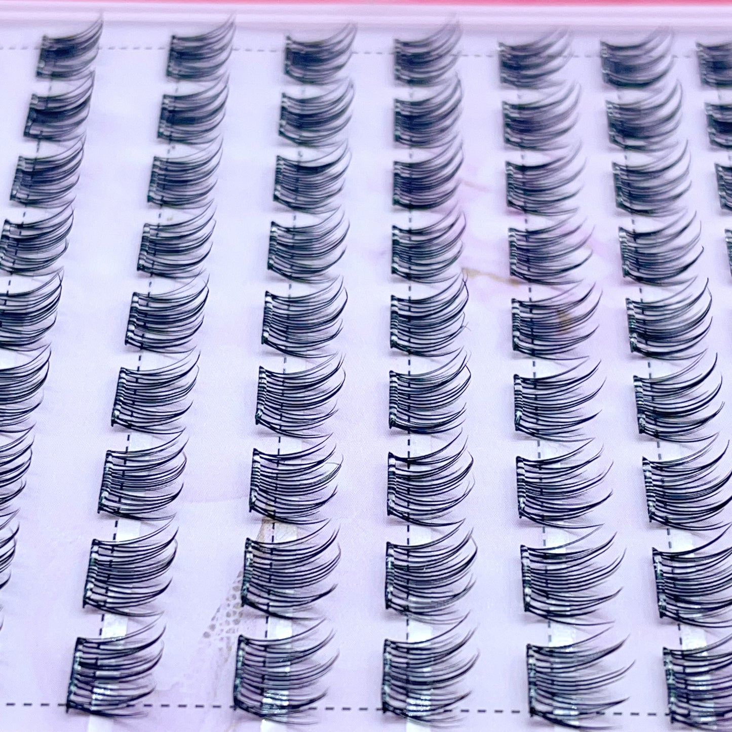 FS09 Self-adhesive Cluster Lashes (8mm-16mm mixed) D curl