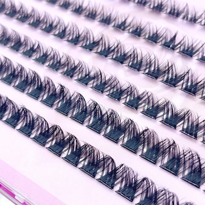 MG01 Self-adhesive Cluster Lashes (8mm-16mm mixed) D curl