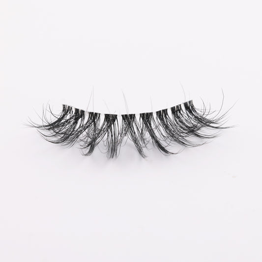 Clear faux mink lashes FM01