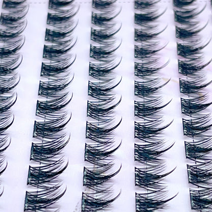 FS10 Self-adhesive Cluster Lashes (8mm-16mm mixed) D curl