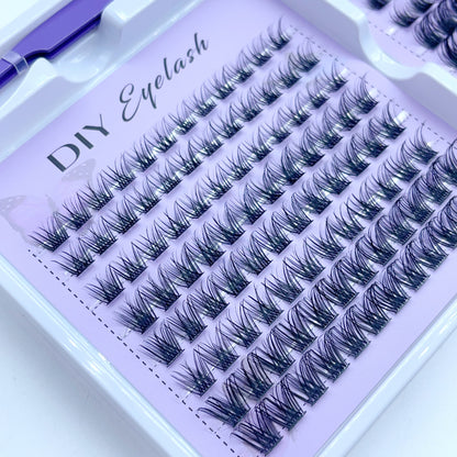 SX10 DIY Cluster Lashes (8mm-16mm mixed) D curl