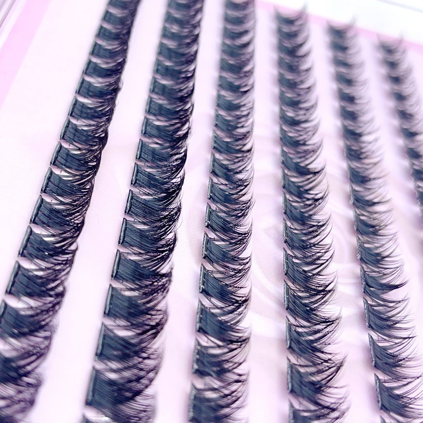 MG11 Self-adhesive Cluster Lashes (8mm-16mm mixed) D curl