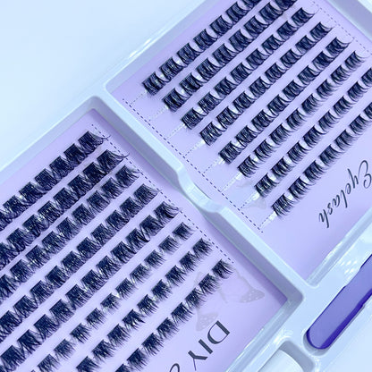 SX11 DIY Cluster Lashes (8mm-16mm mixed) D curl