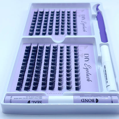 SX11 DIY Cluster Lashes (8mm-16mm mixed) D curl