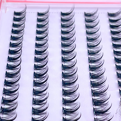 FS11 Self-adhesive Cluster Lashes (8mm-16mm mixed) D curl