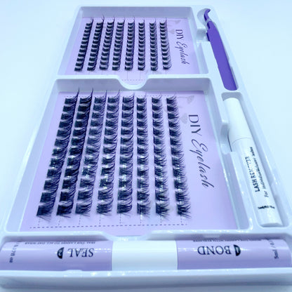 SX12 DIY Cluster Lashes (8mm-16mm mixed) D curl
