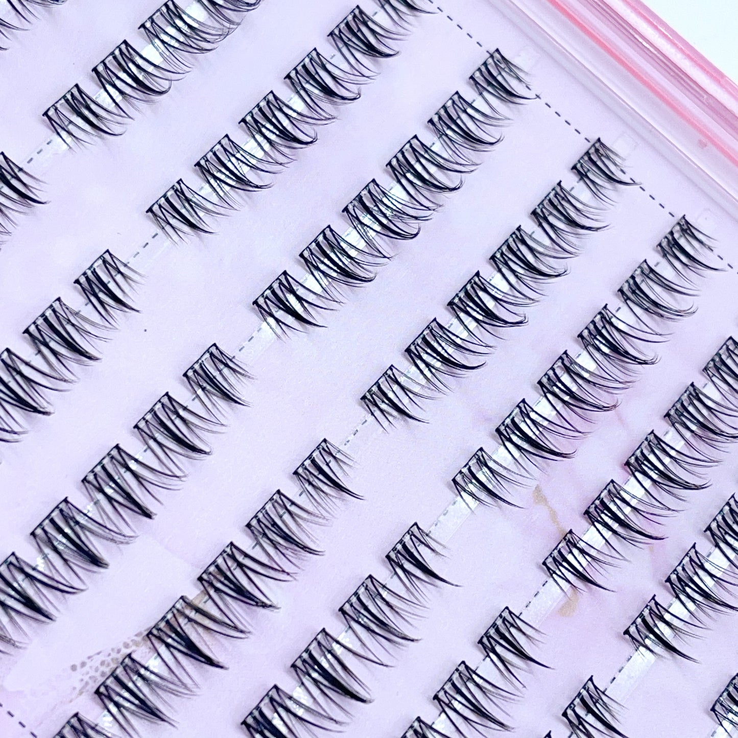 FS13 Self-adhesive Cluster Lashes (8mm-16mm mixed) D curl