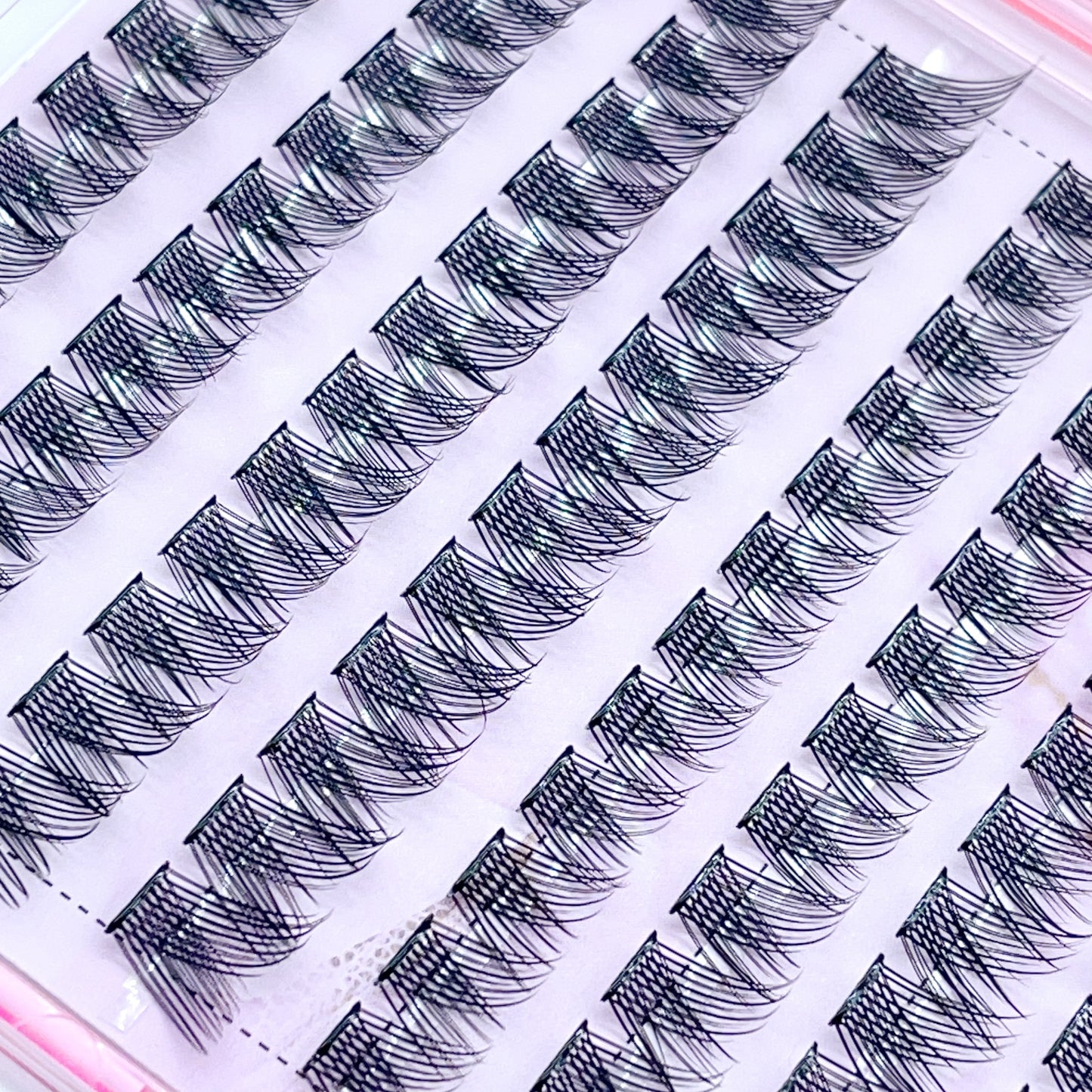 FS14 Self-adhesive Cluster Lashes (8mm-16mm mixed) D curl