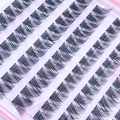 FS14 Self-adhesive Cluster Lashes (8mm-16mm mixed) D curl
