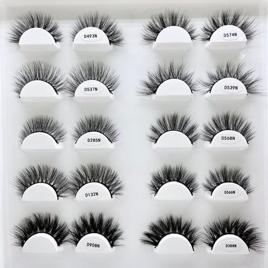 15MM Faux mink lash book