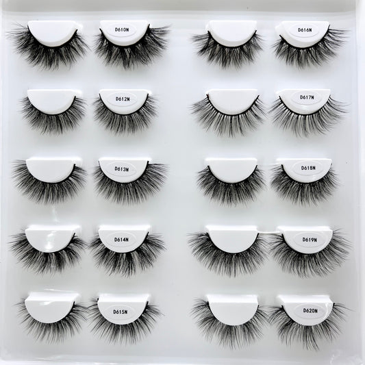 15MM Faux mink lash book