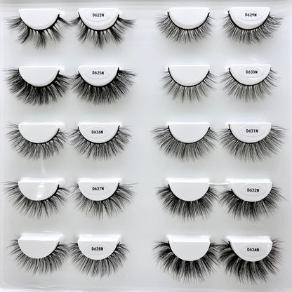 15MM Faux mink lash book