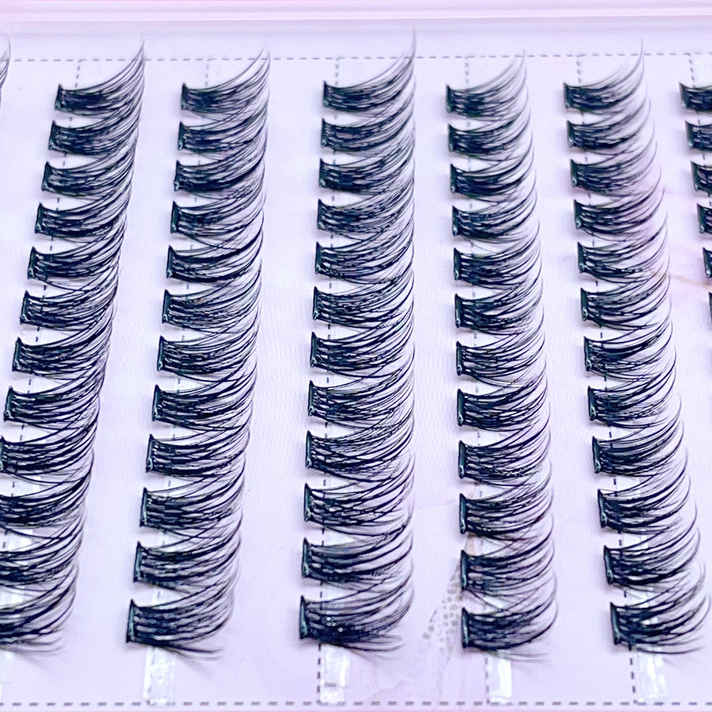 FS16 Self-adhesive Cluster Lashes (8mm-16mm mixed) D curl