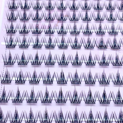 FS17 Self-adhesive Cluster Lashes (8mm-16mm mixed) D curl