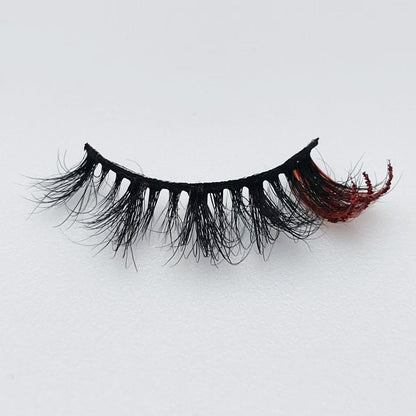 3D  mink glitter color lashes 8853-13CS