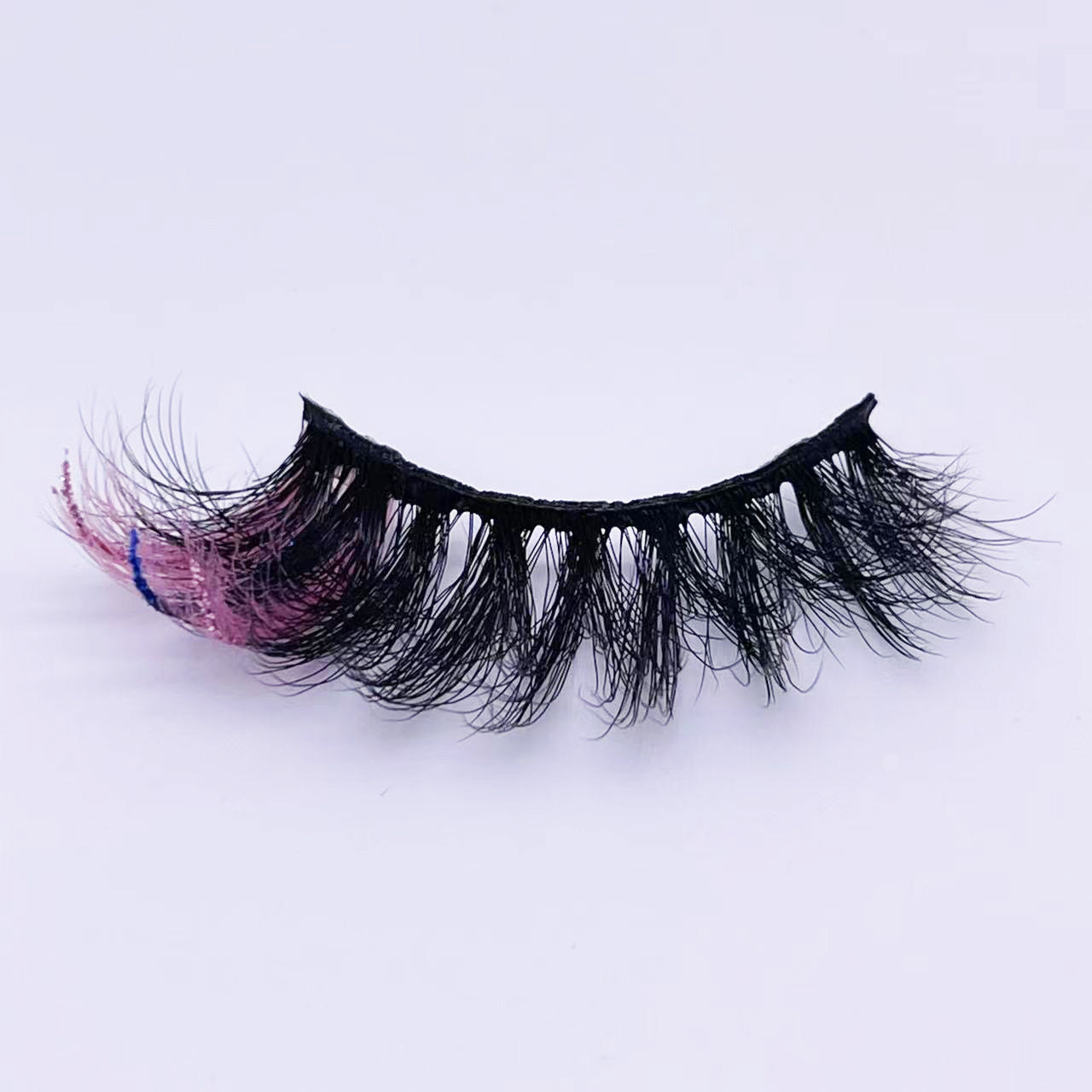 3D faux mink glitter color lashes D9X-20CS