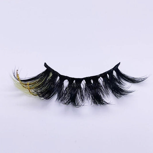 3D  mink glitter color lashes 45A-1CS